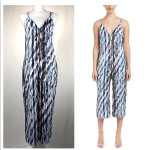 NWT Dolce Vita Faith Blue & Black V-Neck Jumpsuit